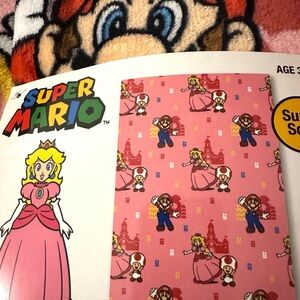 Pink Princess Peach Throw Blanket super mario